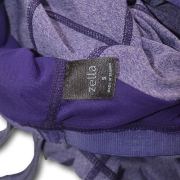 Zella Purple Athletic Racer Back Tank Top S - Picture 2 of 3